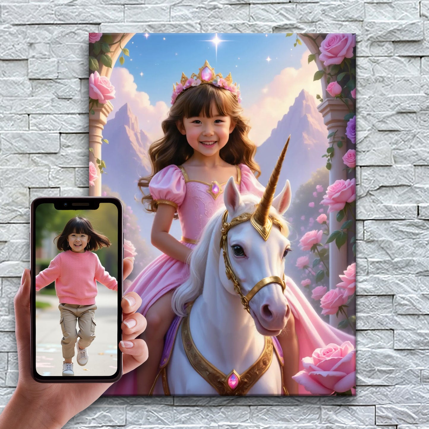 La Majestuoza Princesa Unicornio Floral