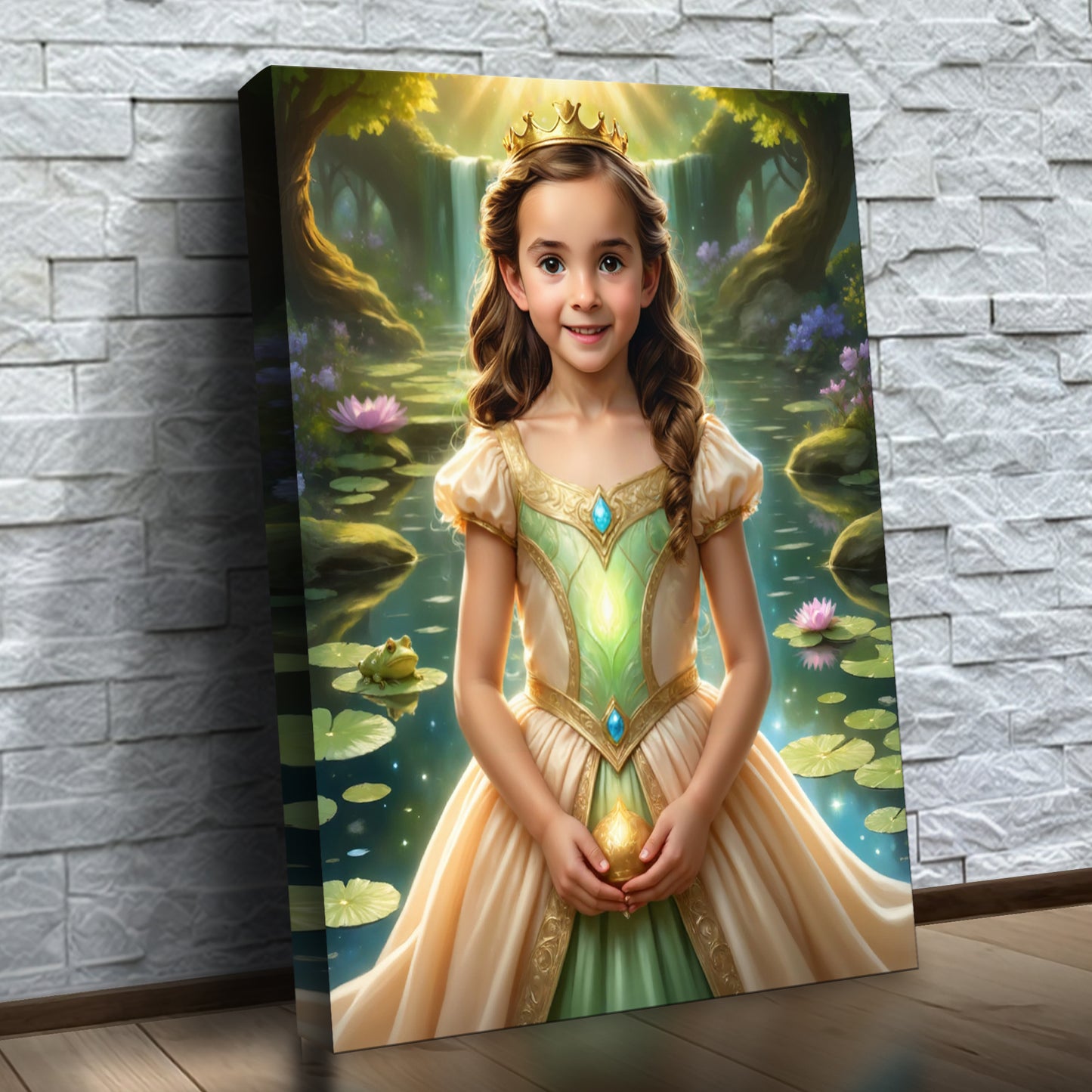 La Principessa Rana vicina allo Stagno