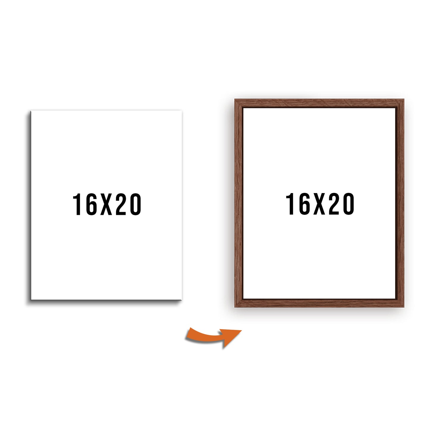 Save 33% When You Add A 16x20 Frame To Your Canvas Now
