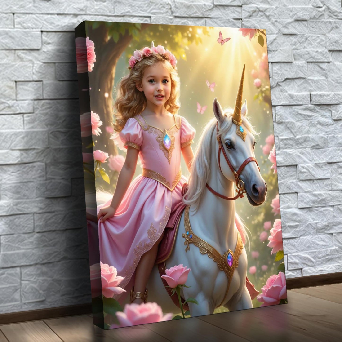 La Principessa Unicorno della Luce Rosata