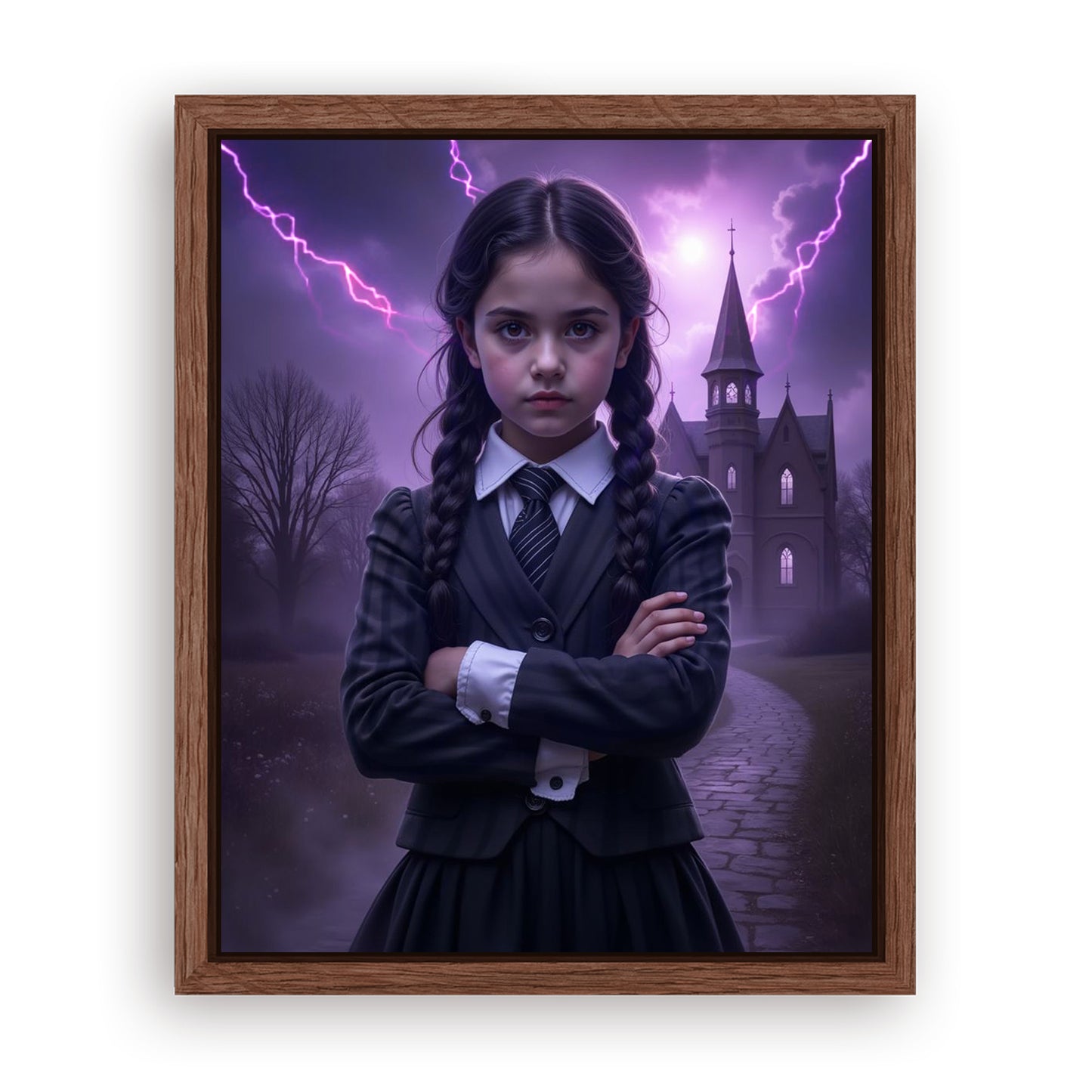 Save 33% When You Add A Frame To Your 16x20 'The Storm Cloud Princess' Canvas Now