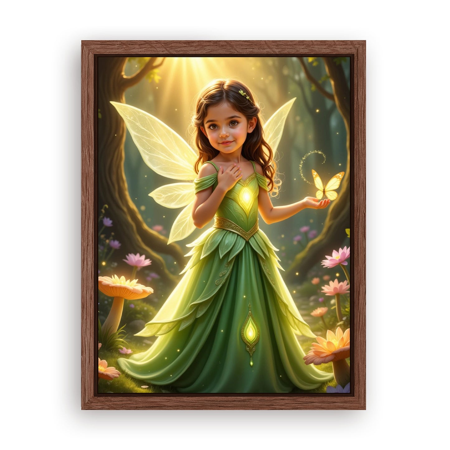 Save 33% When You Add A Frame To Your 18x24 'The Tinker Glow' Canvas Now