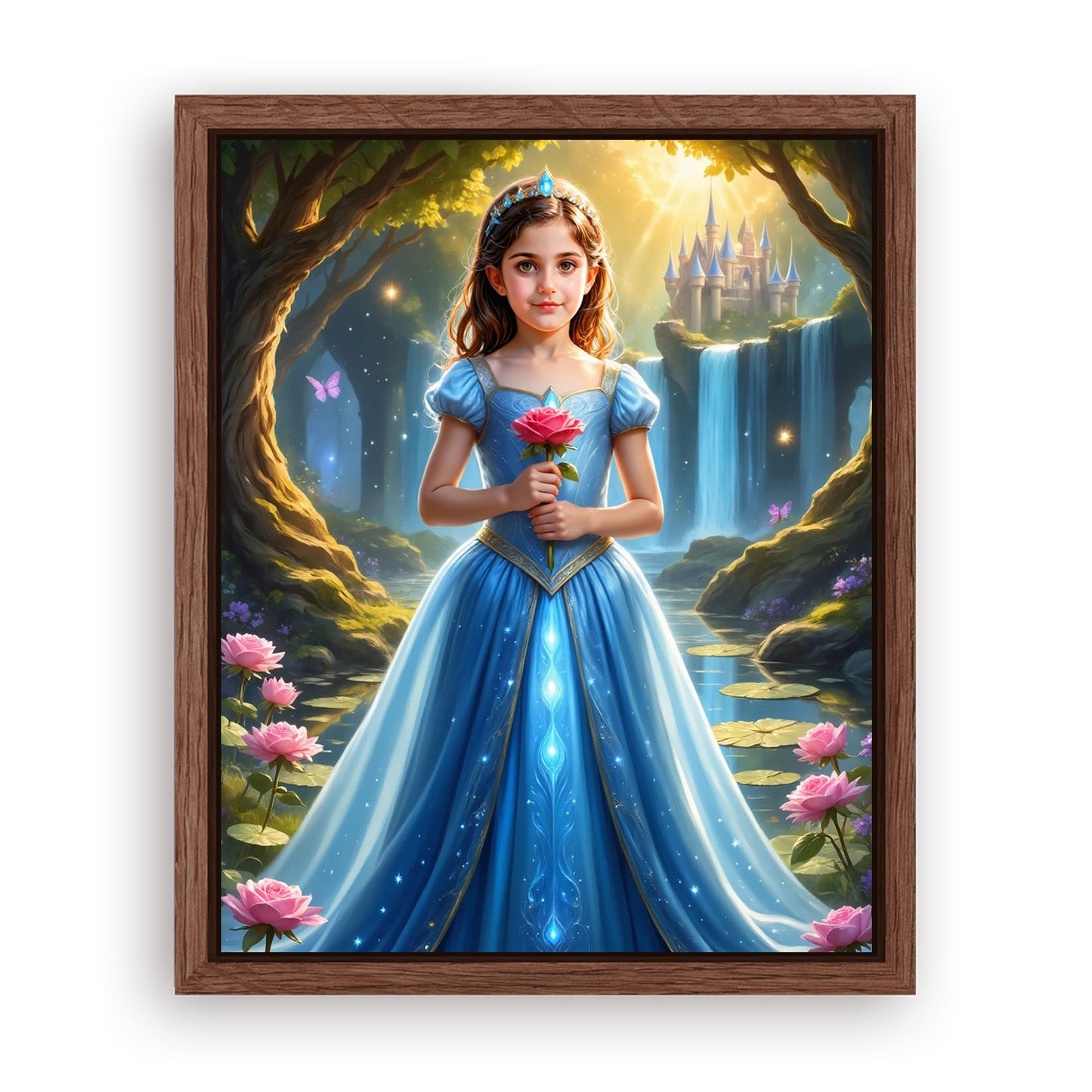 Save 33% When You Add A Frame To Your 10x08 'The Magic Blossom' Canvas Now