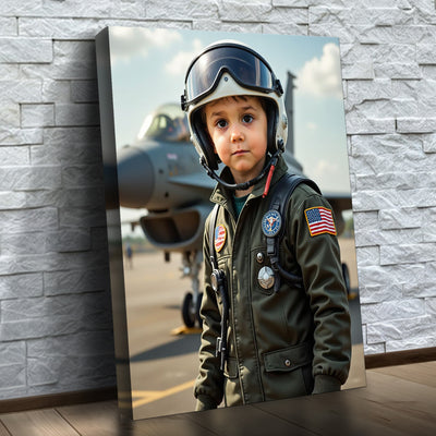 Le pilote d'avion de chasse