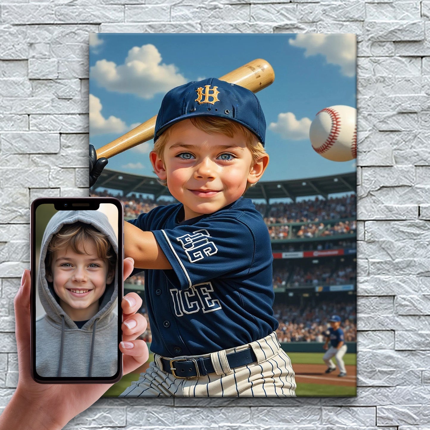 Le joueur de baseball