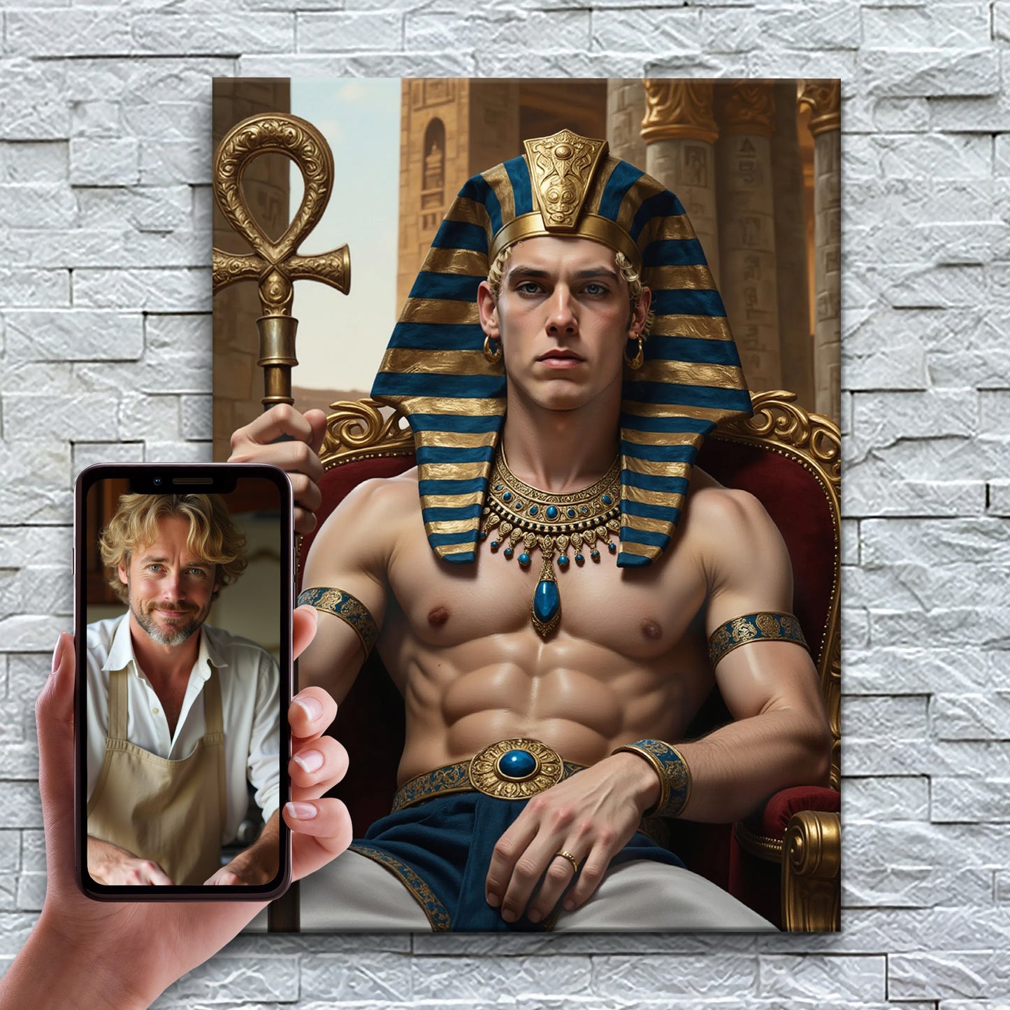 Le puissant pharaon