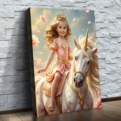 La Princesa Unicornio de las Flores