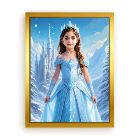 Make Your 18x24 Inches 'The Ice Princess' Canvas Even More Special, Add a Beautiful Premium Frame & Make It Truly Gift-Ready!