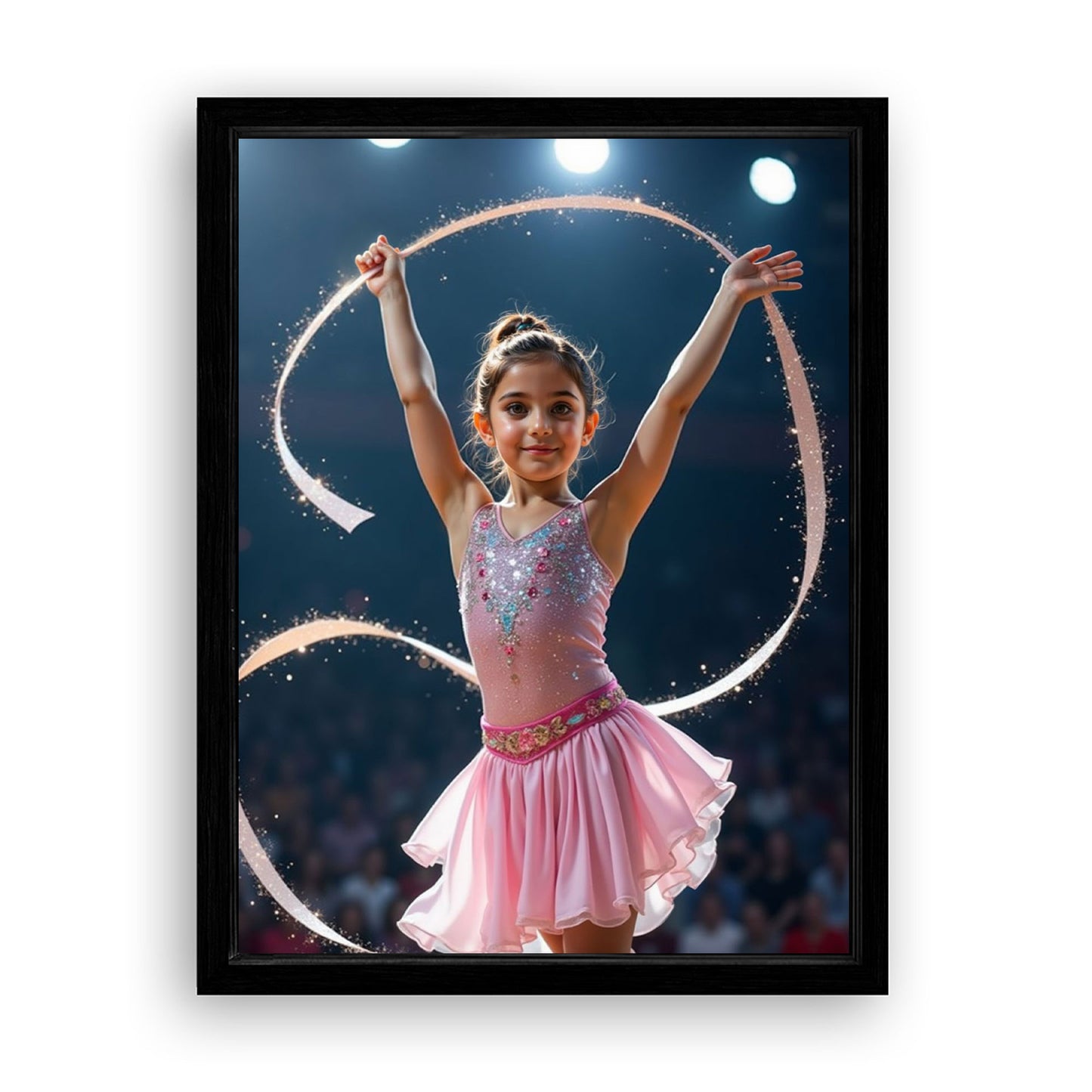 Save 33% When You Add A Frame To Your 12x16 'The Gymnast' Canvas Now