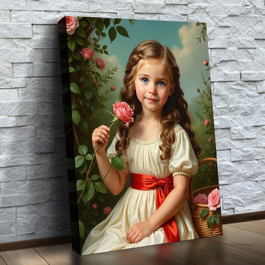 La Niña con Rosas