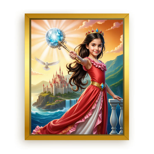 Save 33% When You Add A Frame To Your 10x08 'The Crown of Avalor' Canvas Now