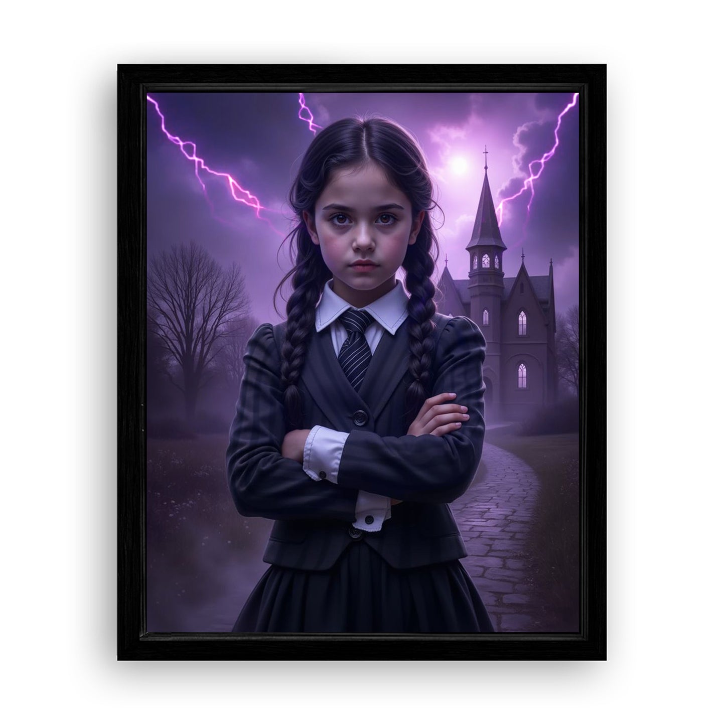 Save 33% When You Add A Frame To Your 10x08 'The Storm Cloud Princess' Canvas Now