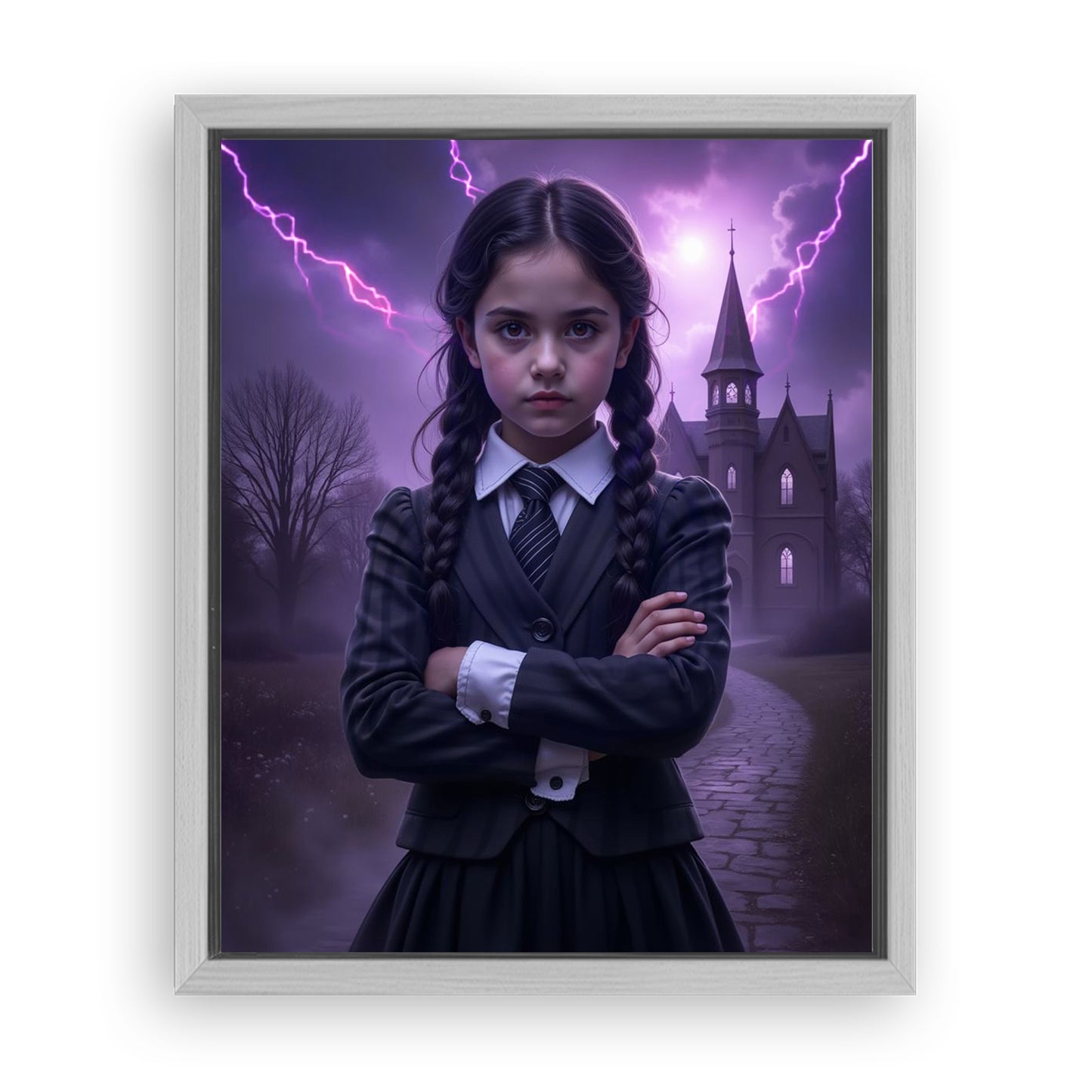 Save 33% When You Add A Frame To Your 10x08 'The Storm Cloud Princess' Canvas Now