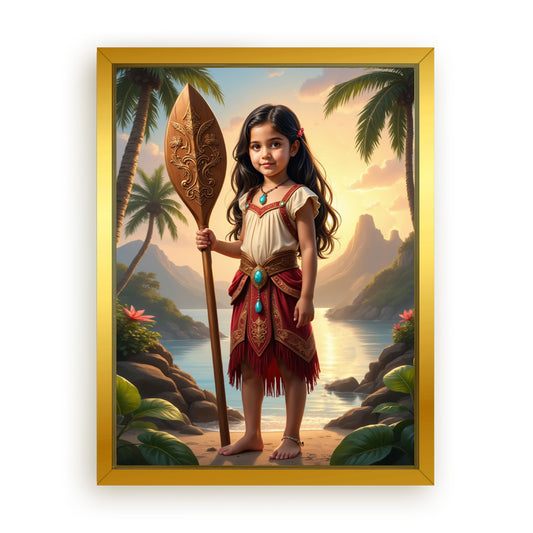 Save 33% When You Add A Frame To Your 12x16 'The Island Princess II' Canvas Now