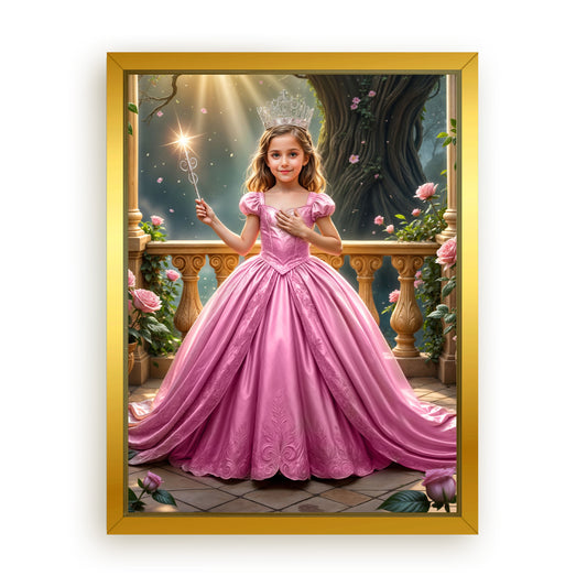 Save 33% When You Add A Frame To Your 18x24 'The Good Witch of Light II' Canvas Now