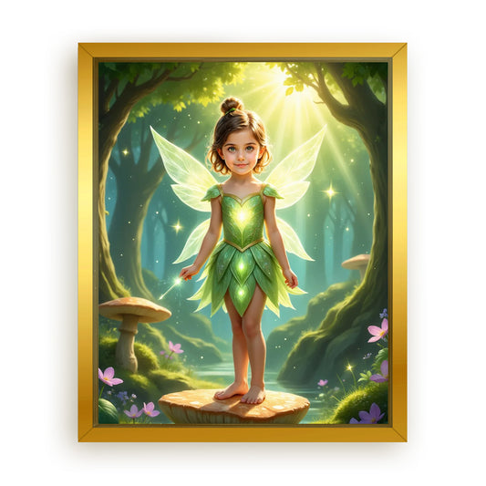 Save 33% When You Add A Frame To Your 10x08 'The Forest Fairy' Canvas Now