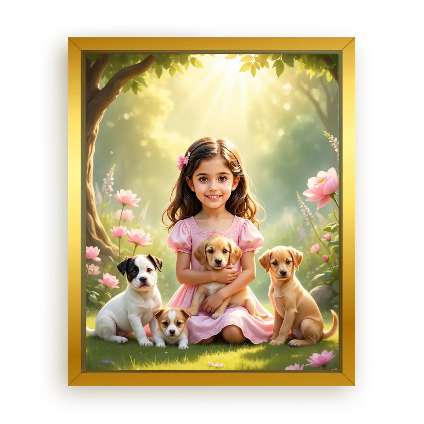 Save 33% When You Add A Frame To Your 10x08 'The Best Buds Canvas Now