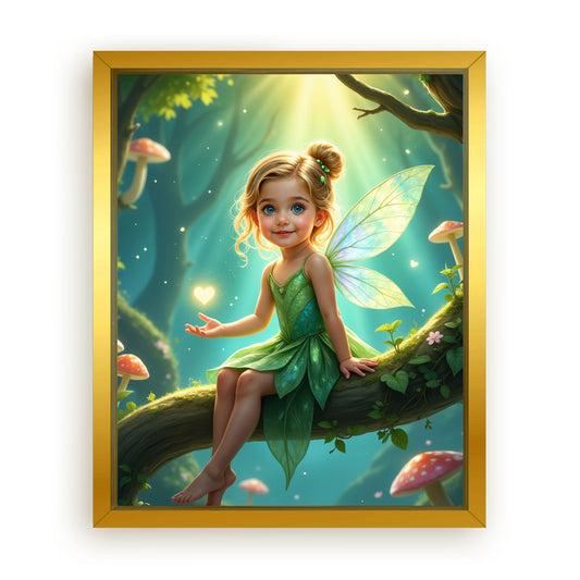 Save 33% When You Add A Frame To Your 10x08 'The Forest Charm' Canvas Now