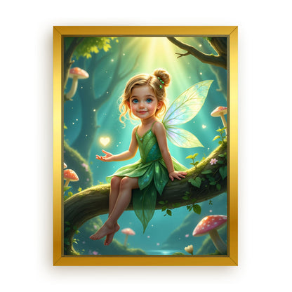 Save 33% When You Add A Frame To Your 18x24 'The Forest Charm' Canvas Now