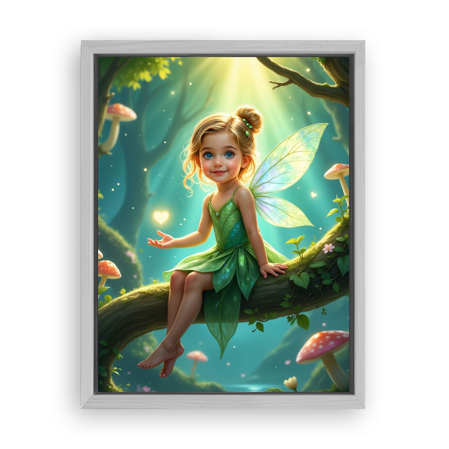 Save 33% When You Add A Frame To Your 12x16 'The Forest Charm' Canvas Now