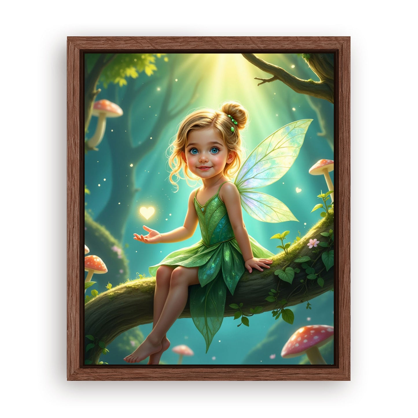 Save 33% When You Add A Frame To Your 16x20 'The Forest Charm' Canvas Now