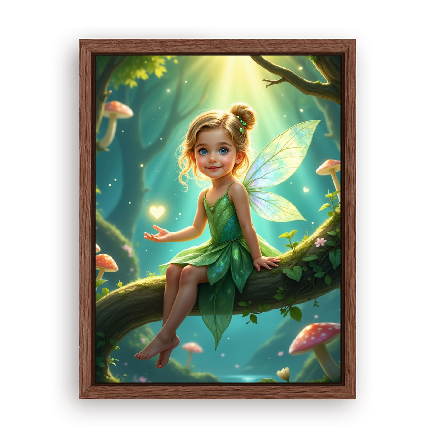 Save 33% When You Add A Frame To Your 18x24 'The Forest Charm' Canvas Now