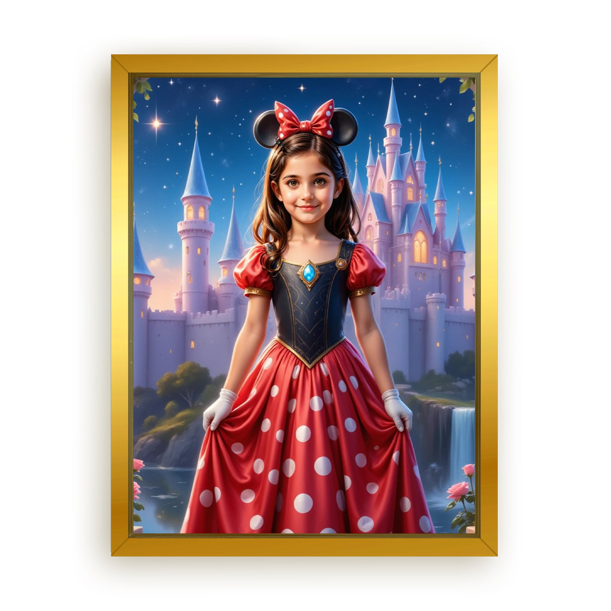 Make Your 12x16 Inches 'The Minnie Dreams' Canvas Even More Special, Add a Beautiful Premium Frame & Make It Truly Gift-Ready!