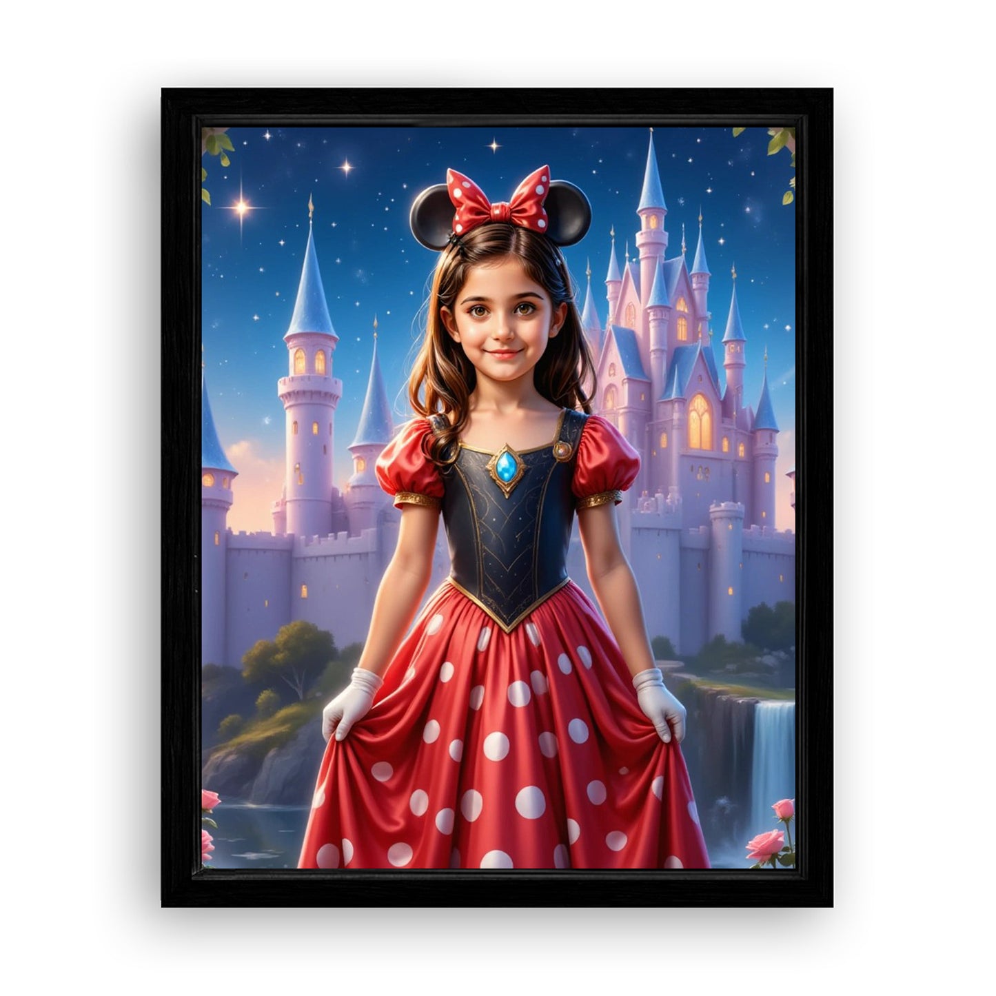 Make Your 10x08 Inches 'The Minnie Dreams' Canvas Even More Special, Add a Beautiful Premium Frame & Make It Truly Gift-Ready!