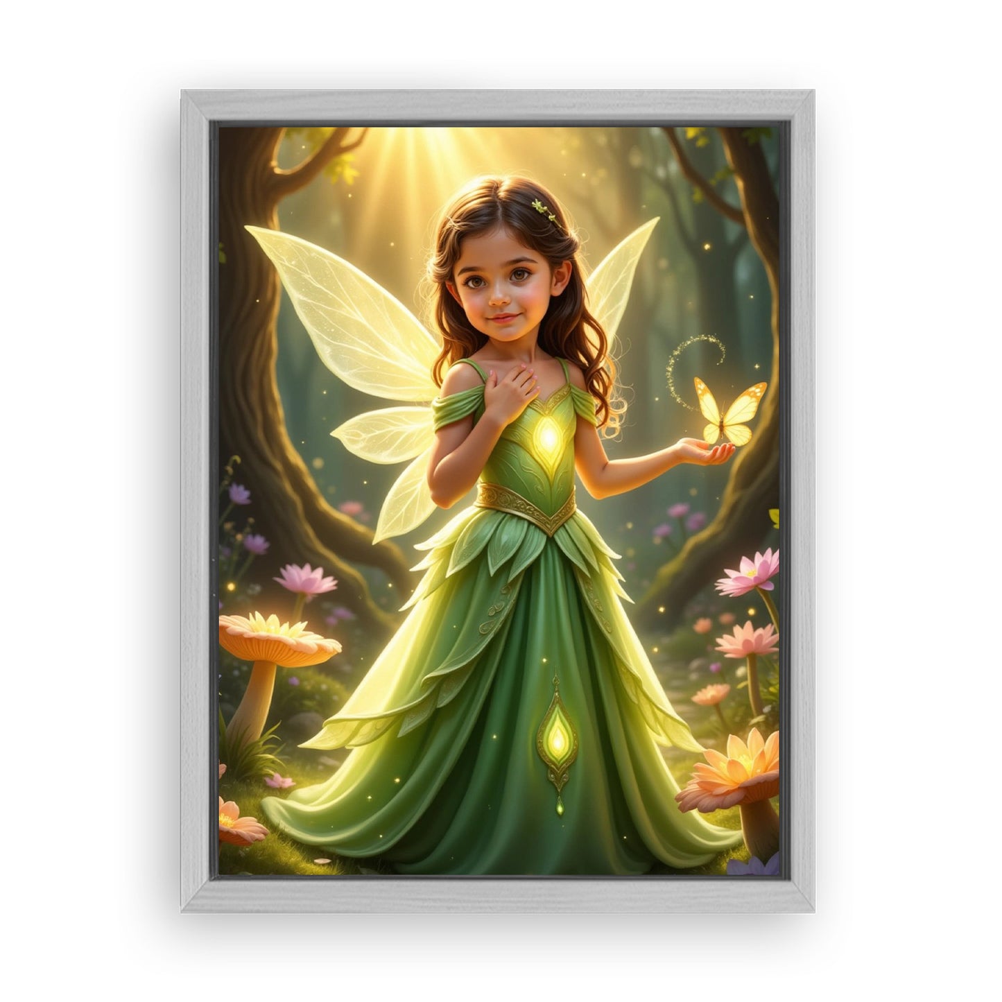 Save 33% When You Add A Frame To Your 18x24 'The Tinker Glow' Canvas Now