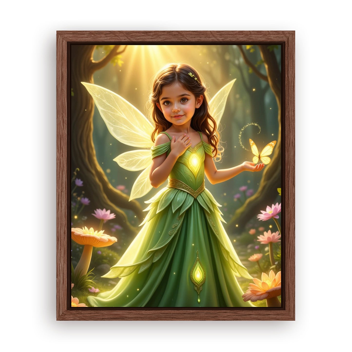 Save 33% When You Add A Frame To Your 16x20 'The Tinker Glow' Canvas Now