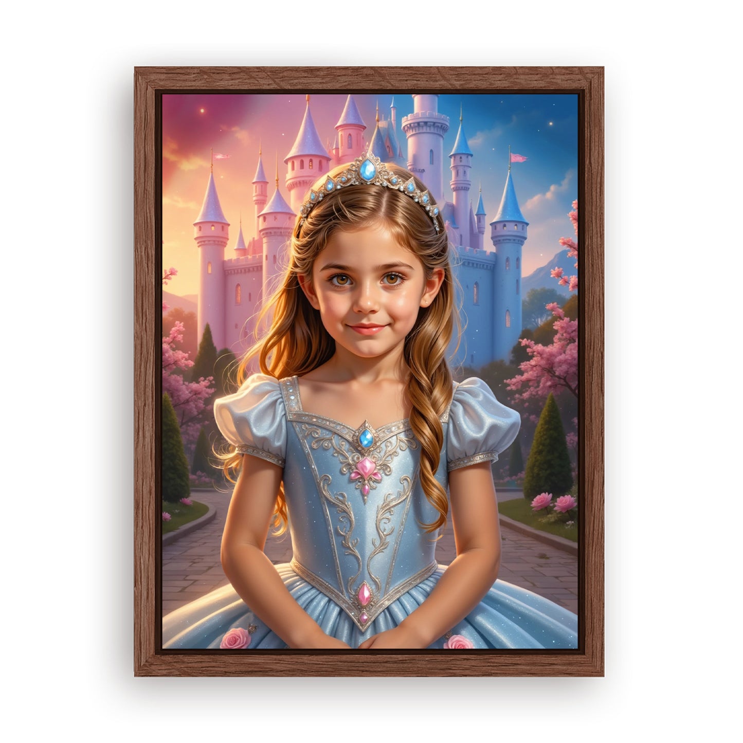 Save 33% When You Add A Frame To Your 18x24 'The Cinderella Glow' Canvas Now