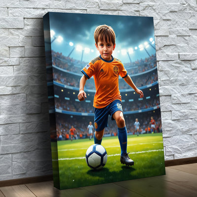 La star du football