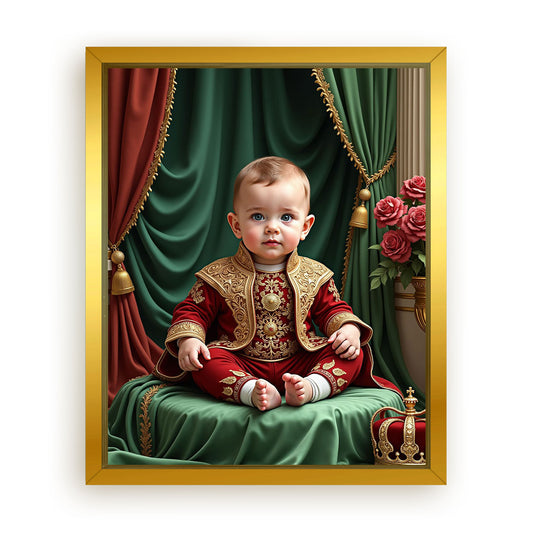 Save 33% When You Add A Frame To Your 16x20 'The Royal Baby' Canvas Now