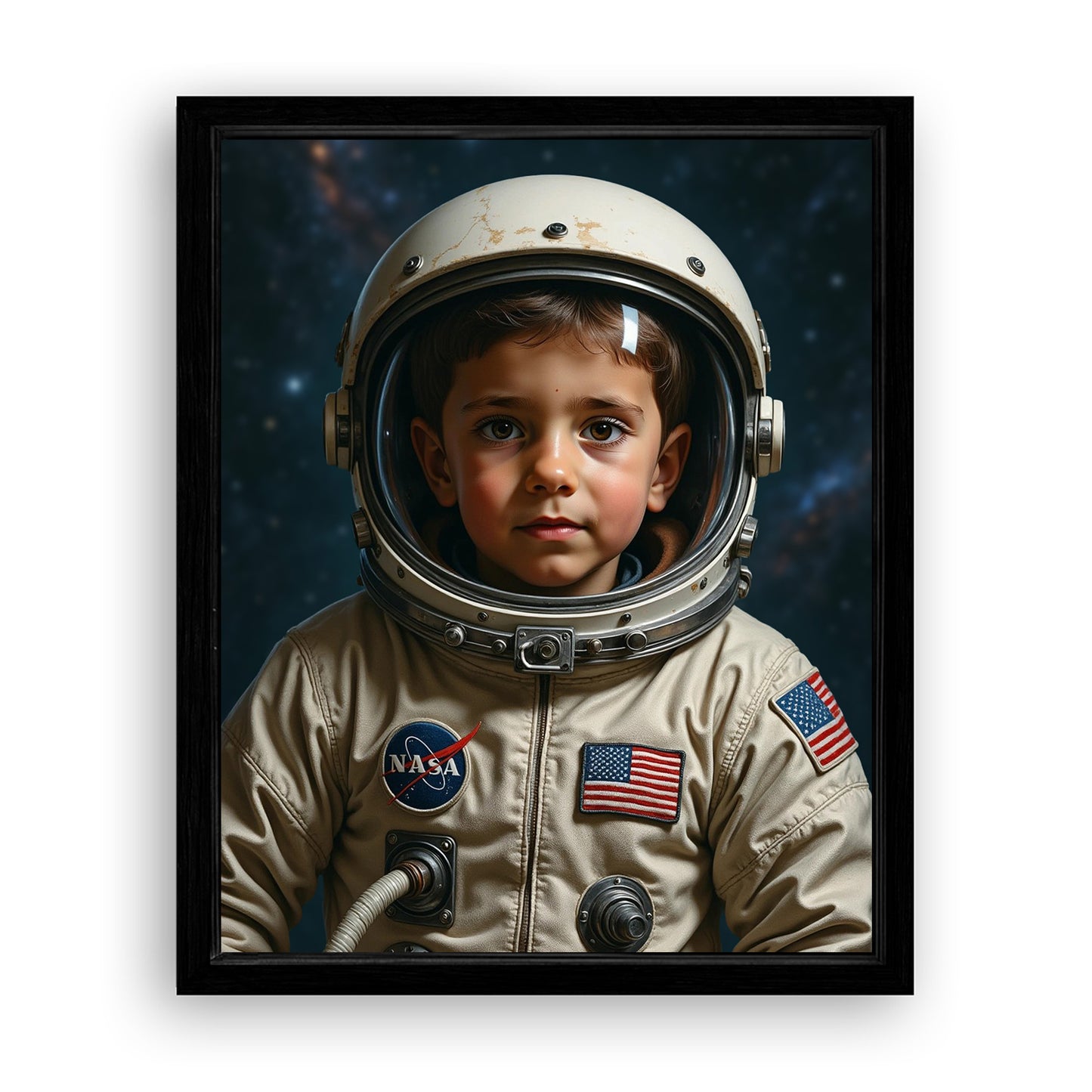 Save 33% When You Add A Frame To Your 16x20 'The Next Astronaut' Canvas Now