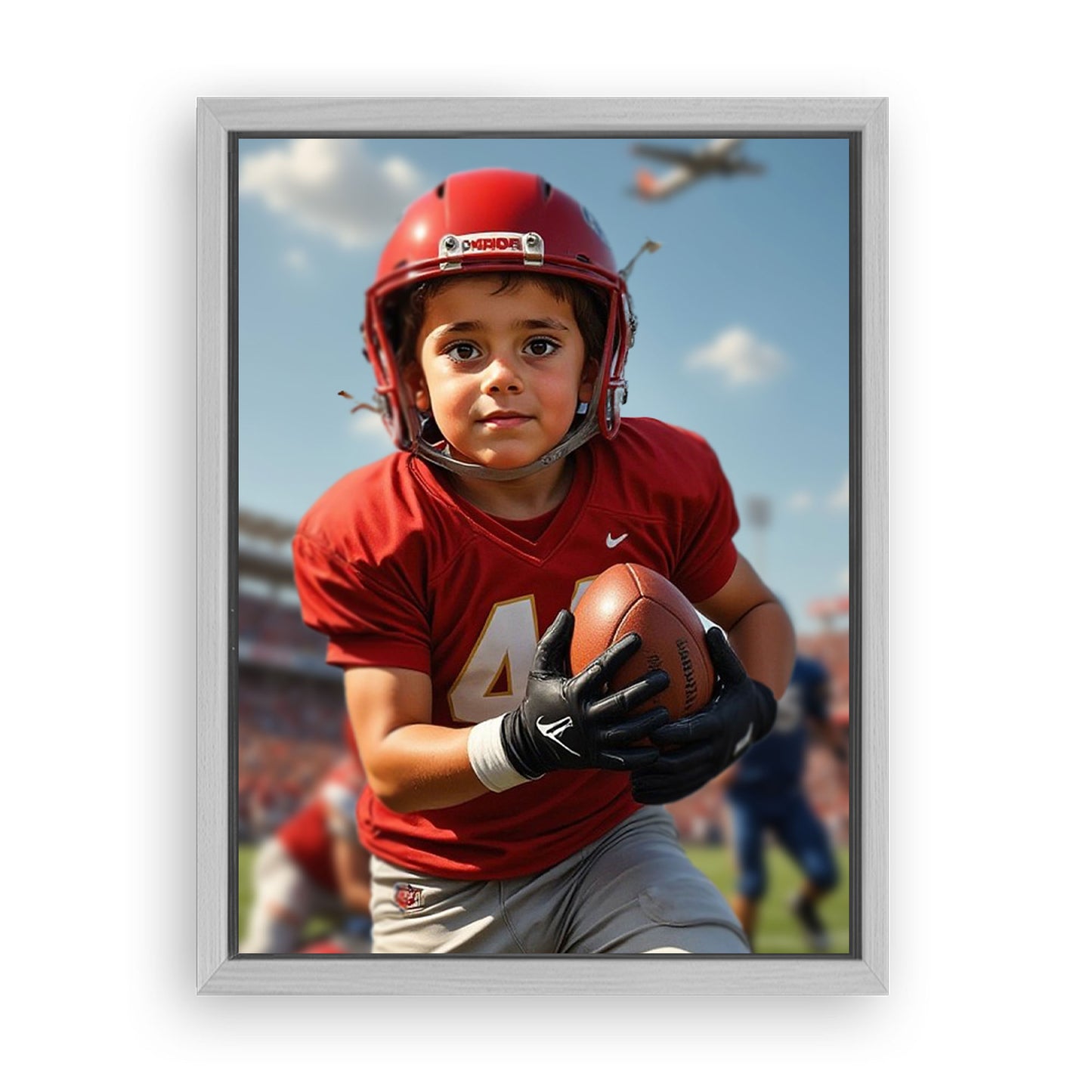 Save 33% When You Add A Frame To Your 18x24 'The NFL Player' Canvas Now