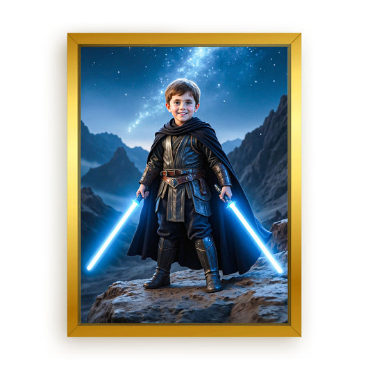 Save 33% When You Add A Frame To Your 12x16 'The Sky Guardian' Canvas Now