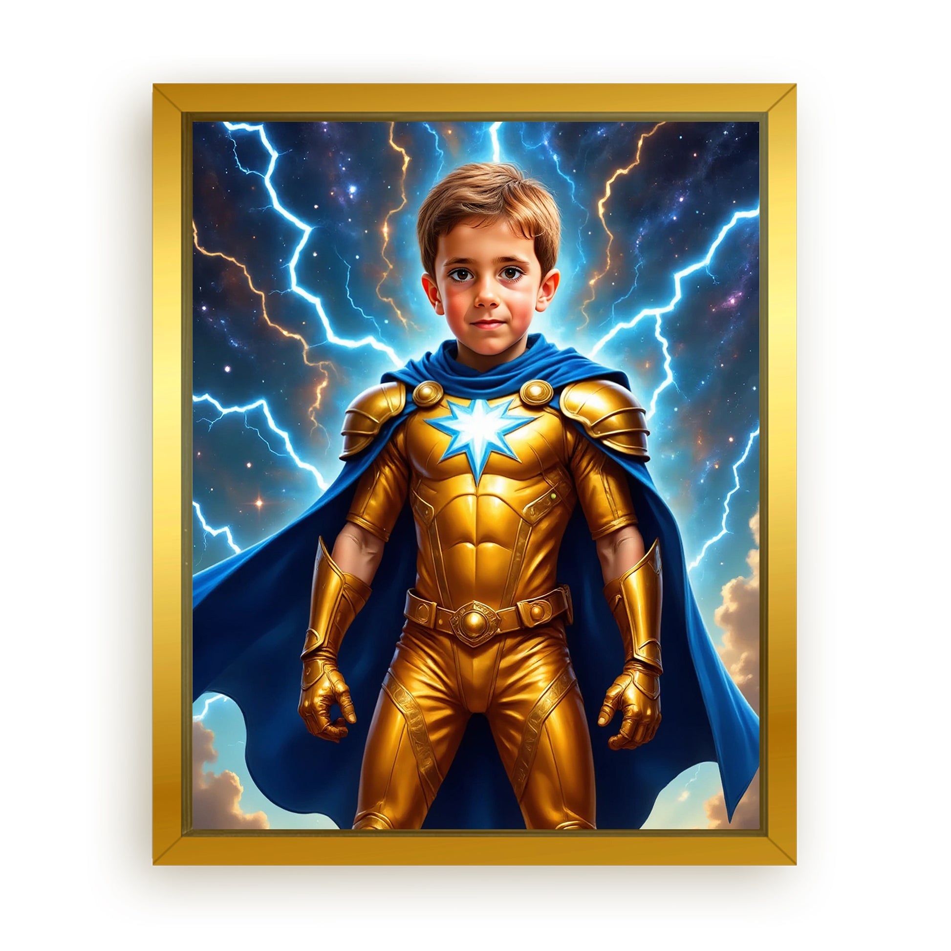 Make Your 10x08 Inches 'The Golden Comet' Canvas Even More Special, Add a Beautiful Premium Frame & Make It Truly Gift-Ready!