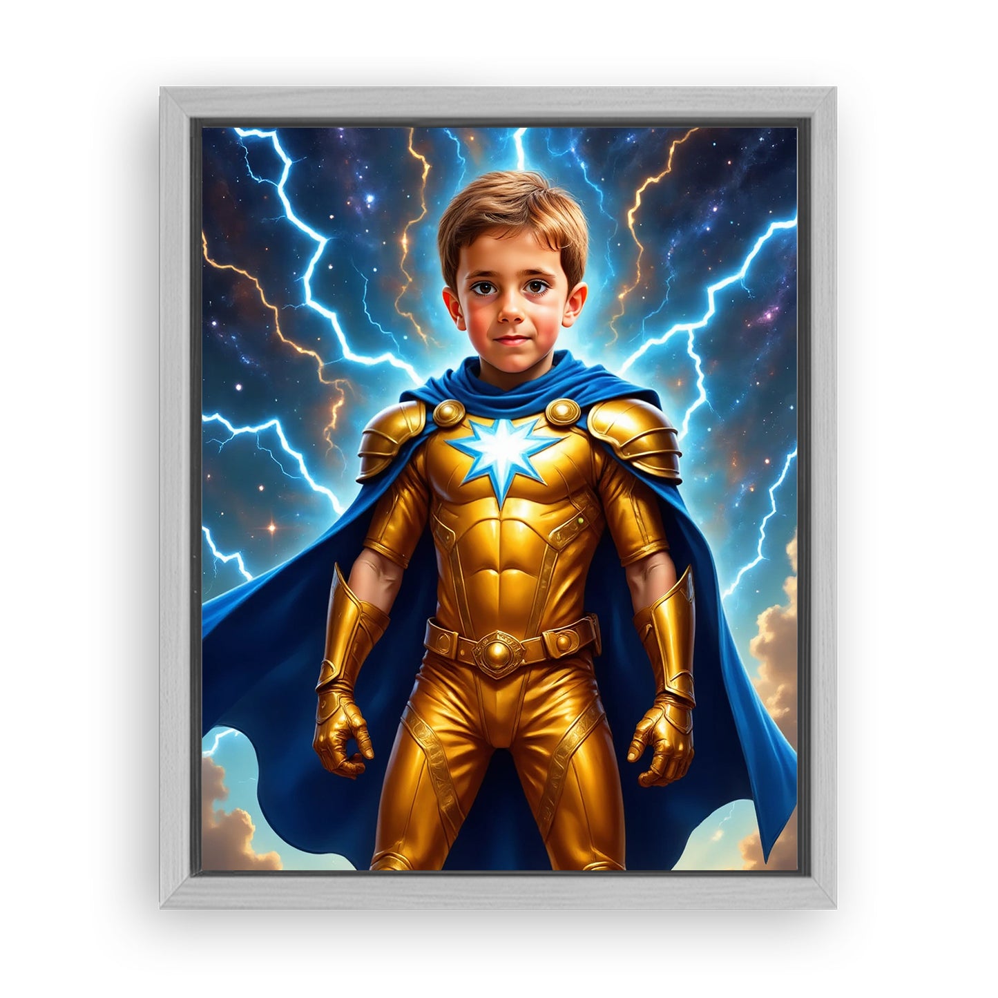 Make Your 10x08 Inches 'The Golden Comet' Canvas Even More Special, Add a Beautiful Premium Frame & Make It Truly Gift-Ready!