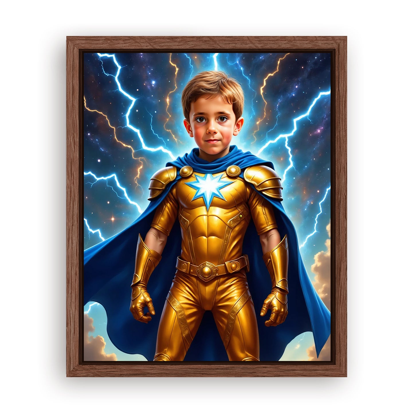 Make Your 16x20 Inches 'The Golden Comet' Canvas Even More Special, Add a Beautiful Premium Frame & Make It Truly Gift-Ready!