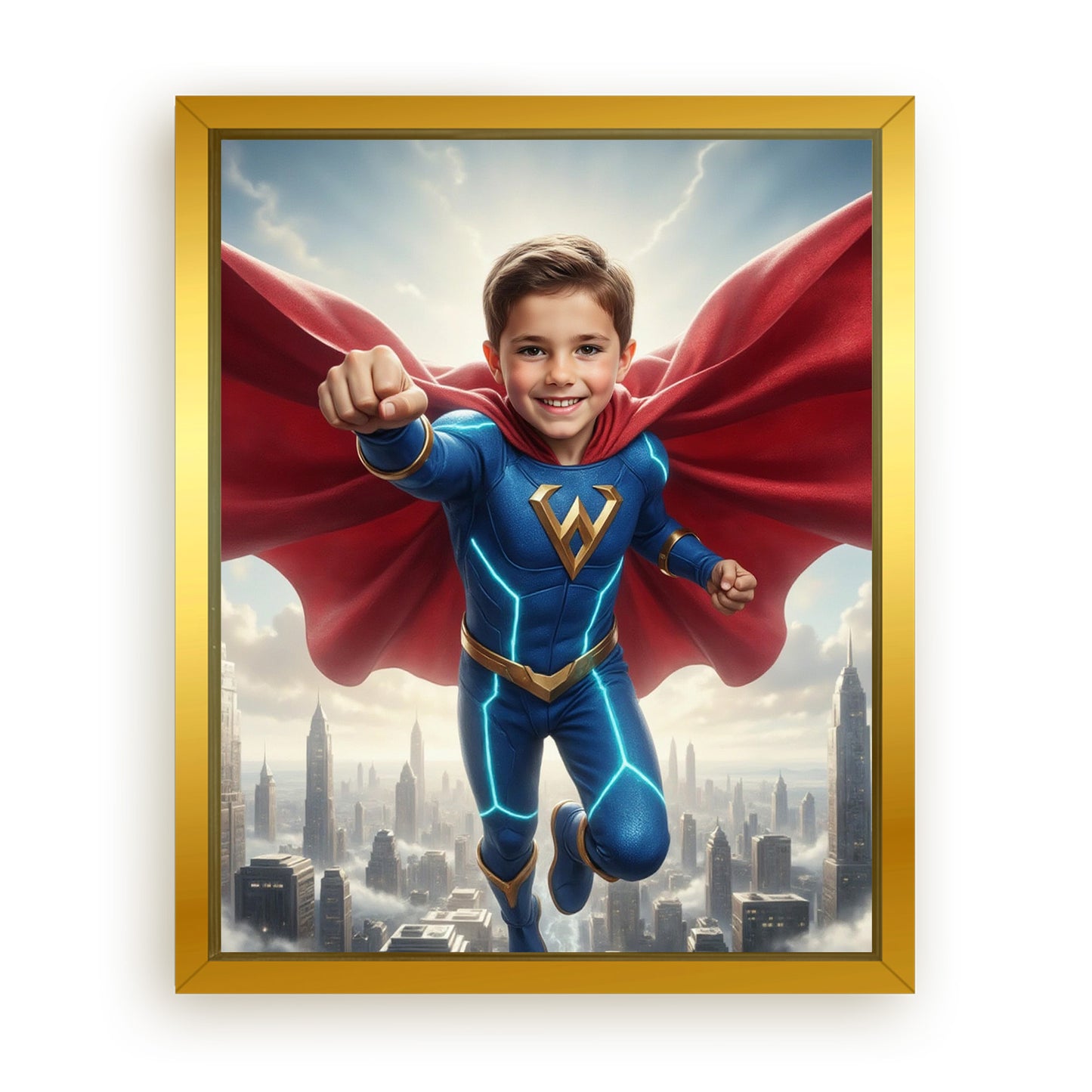 Save 33% When You Add A Frame To Your 16x20 'The Super Sentinel' Canvas Now