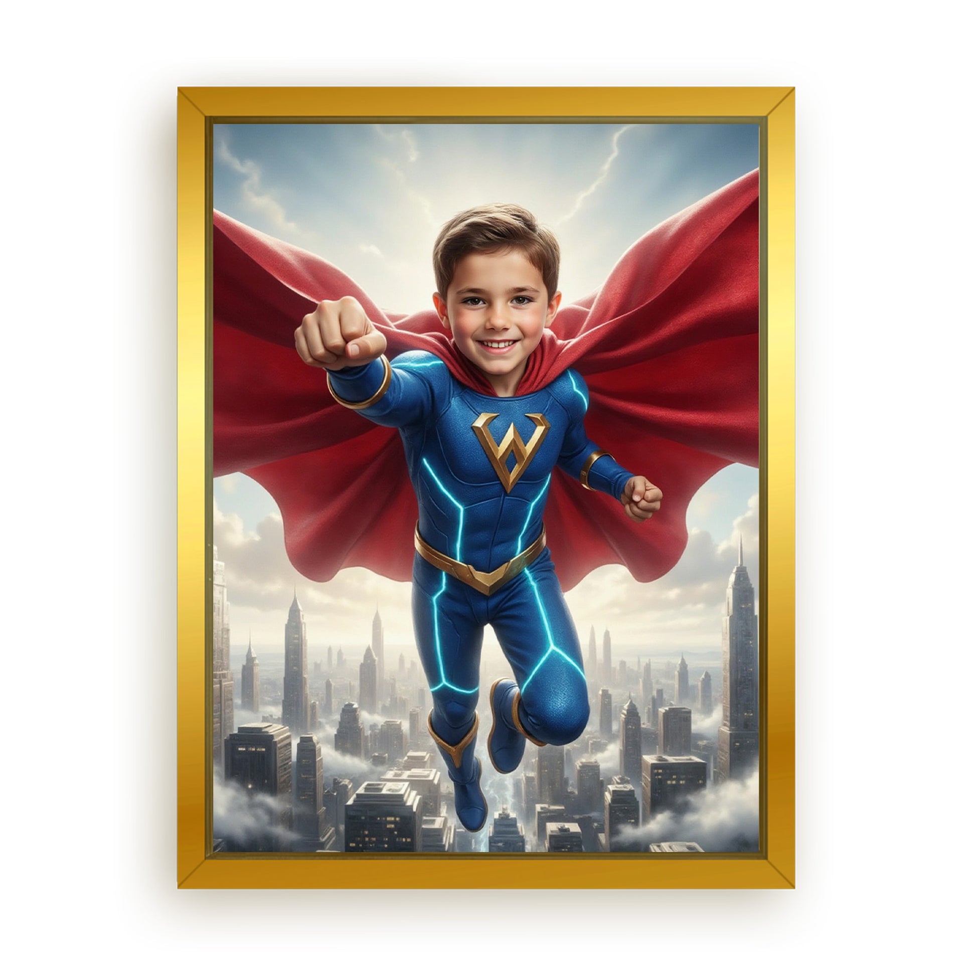 Save 33% When You Add A Frame To Your 18x24 'The Super Sentinel' Canvas Now