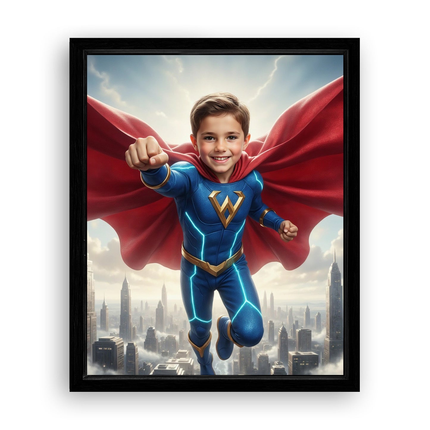Save 33% When You Add A Frame To Your 16x20 'The Super Sentinel' Canvas Now