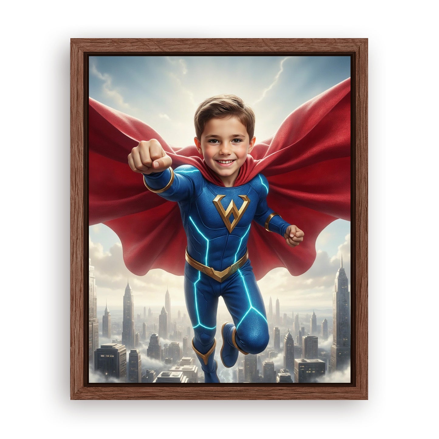 Make Your 10x08 Inches 'The Super Sentinel' Canvas Even More Special, Add a Beautiful Premium Frame & Make It Truly Gift-Ready!