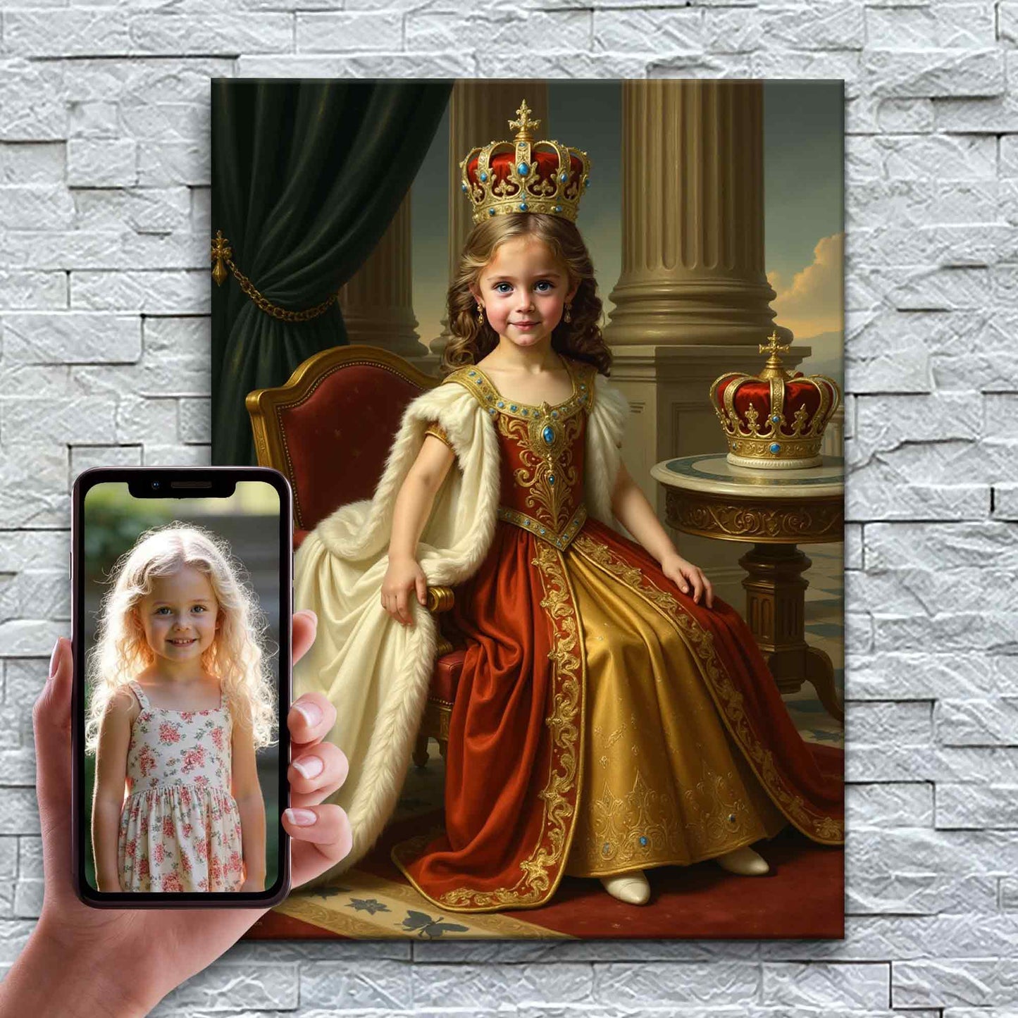 La reine au manteau écarlate