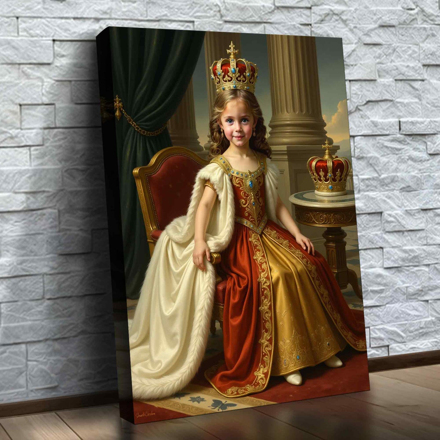 La reine au manteau écarlate