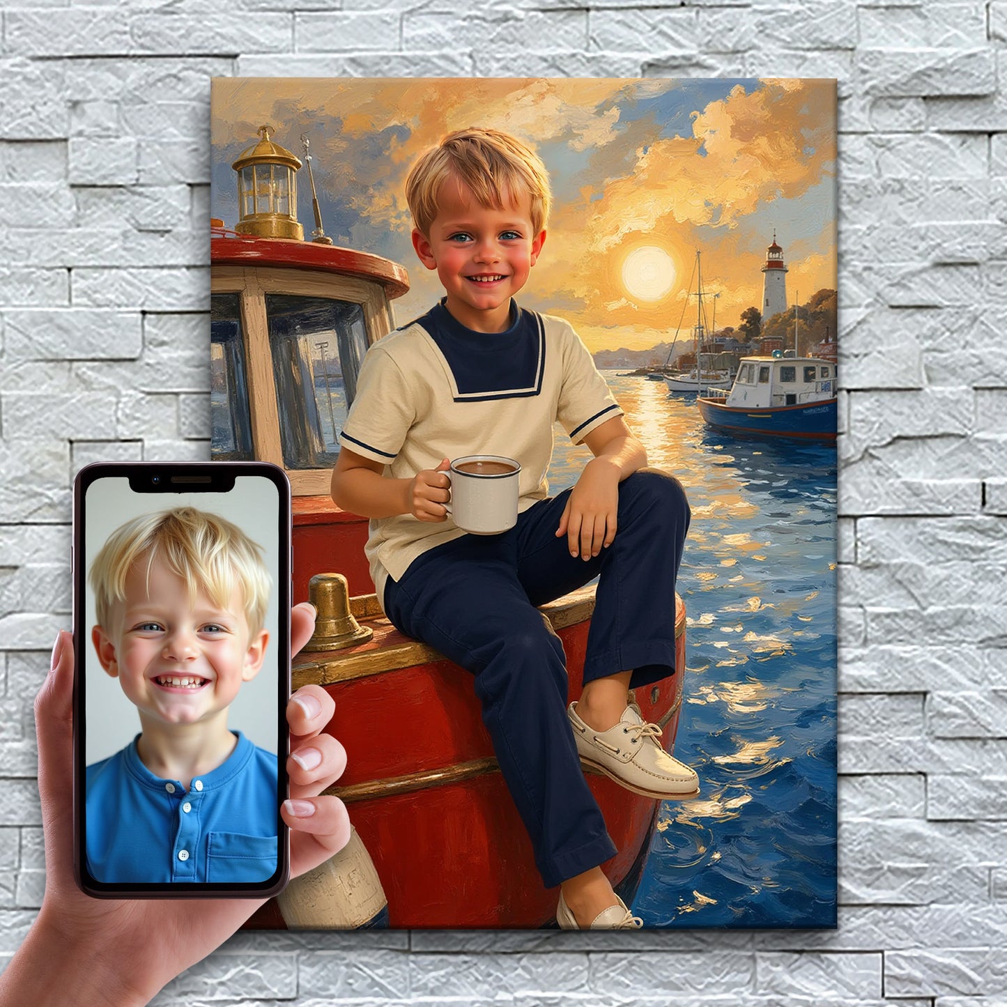 The Little Captain at Sea