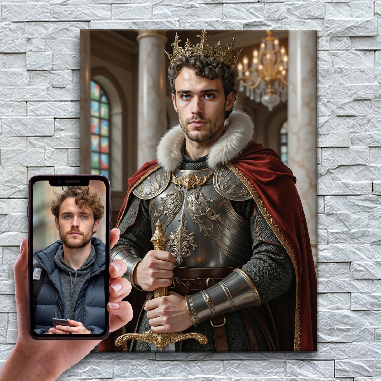 Le majestueux roi chevalier