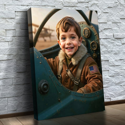 Le courageux aviateur