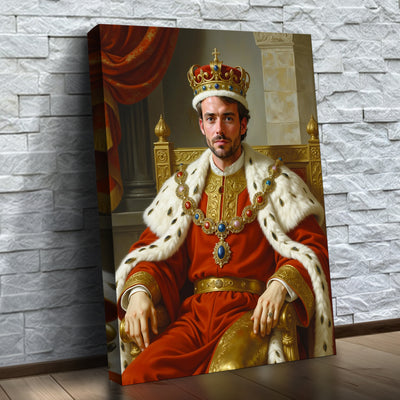 Le Roi sur son thrône