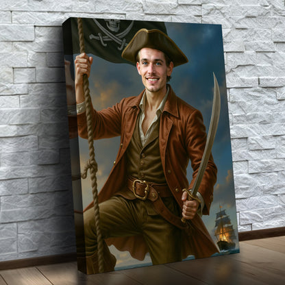 Le capitaine pirate aventurier